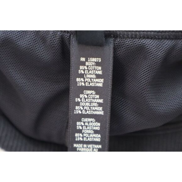 SKIMS AP-BSS-1490 Women's Sz S Soot/Black Cotton Rib One-Piece Bodysuit - Picture 4 of 8